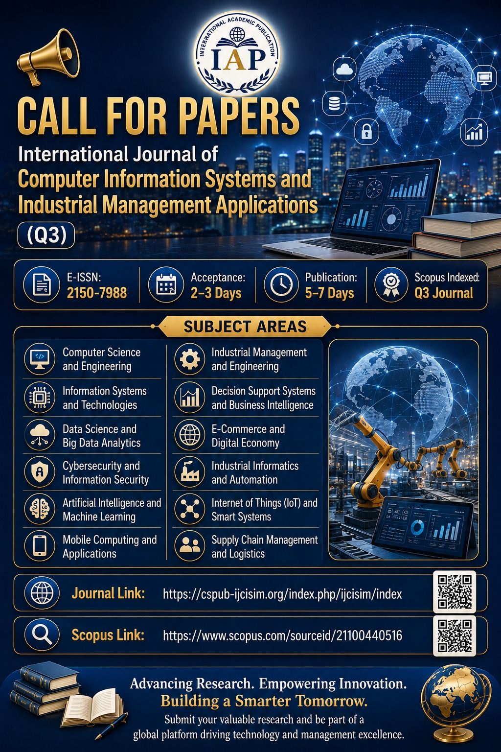 International Journal of Computer Information Systems and Industrial Management Application