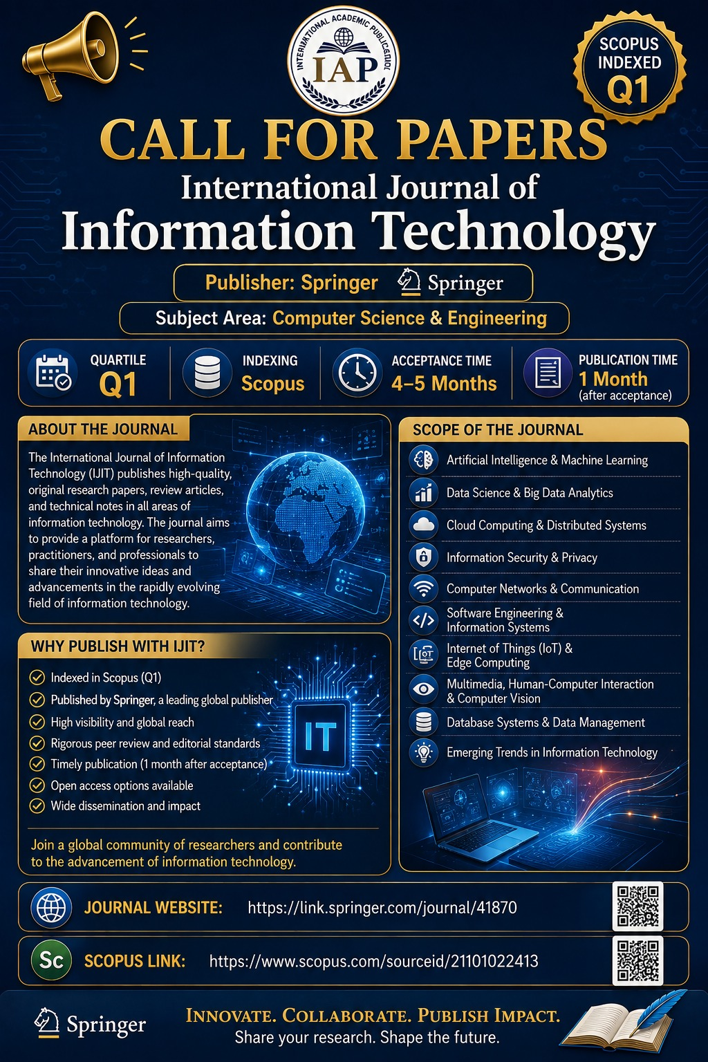 International Journal of Information Technology