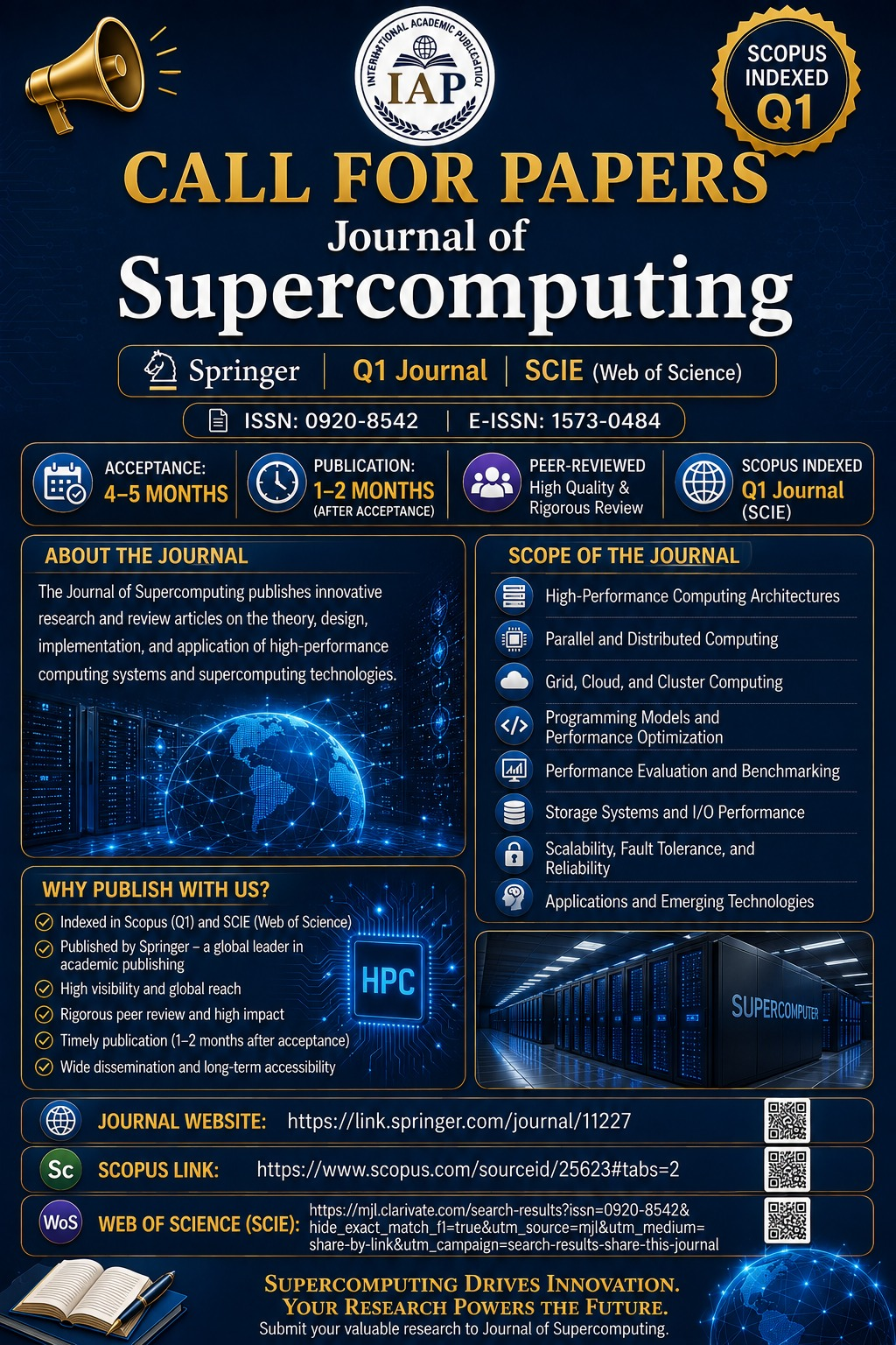 Journal of Supercomputing (Springer)